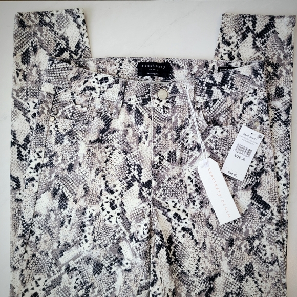 Sanctuary Denim Print Jeans NWT - Picture 3 of 13